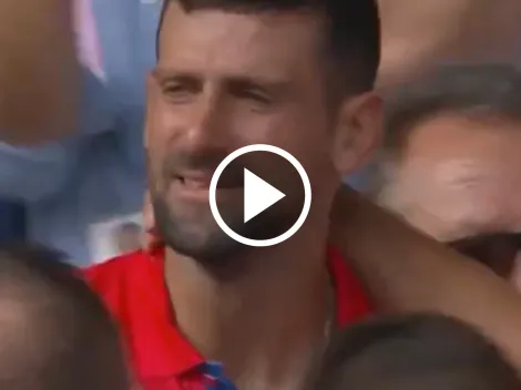 Video: Djokovic rompe en llanto celebrando el oro en París 2024