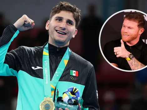 ¡Lo tomó por sorpresa! Canelo Álvarez 'motiva' a Marco Verde antes de la semifinal de boxeo en París 2024