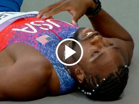 Noah Lyles tuvo que ser hospitalizado tras correr con COVID