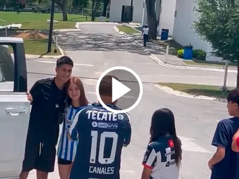 VIDEO: Maxi Meza se despidió de la afición de Rayados con un cariñoso momento