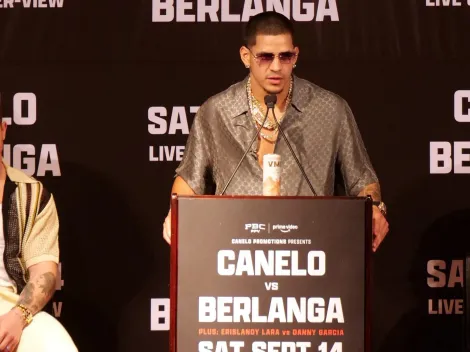 Edgar Berlanga ataca a David Benavidez