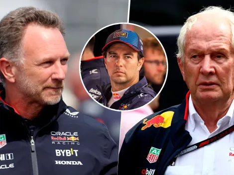 Internas en Red Bull: Horner contradice a Helmut Marko y defiende a Checo Pérez