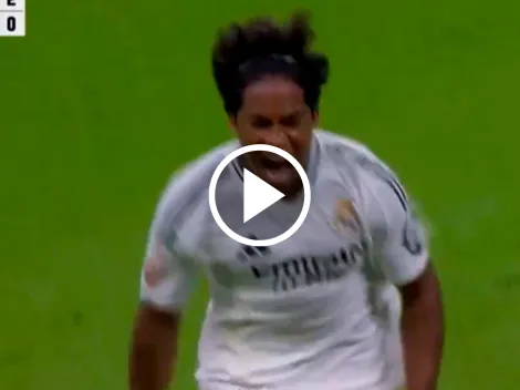 Endrick hace historia en Real Madrid: primer gol, festejo alocado y récord