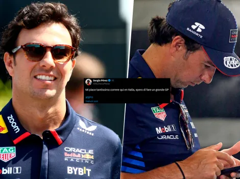 El posteo de Checo Pérez antes del GP de Italia: "Espero..."