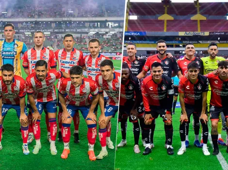 Atlético San Luis vs. Atlas: las alineaciones del partido de Liga MX