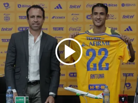 Las palabras de Uriel Antuna en su presentación como jugador de Tigres UANL