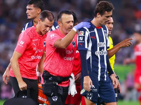 ¿Qué le pasó? Jordi Cortizo se lesionó en el partido de Rayados