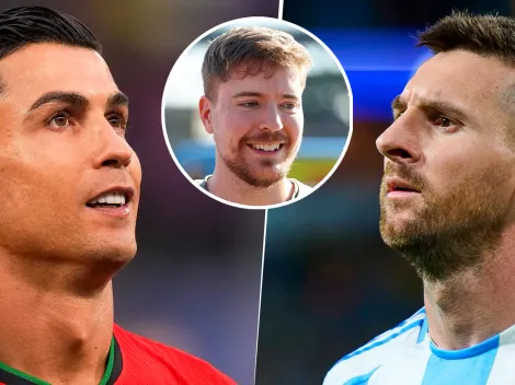 MrBeast eligió al mejor jugador de la historia entre Lionel Messi y Cristiano Ronaldo