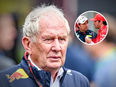 La opinión de Helmut Marko sobre el choque de Checo Pérez y Carlos Sainz