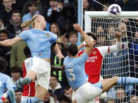 Las alineaciones de Manchester City vs. Arsenal