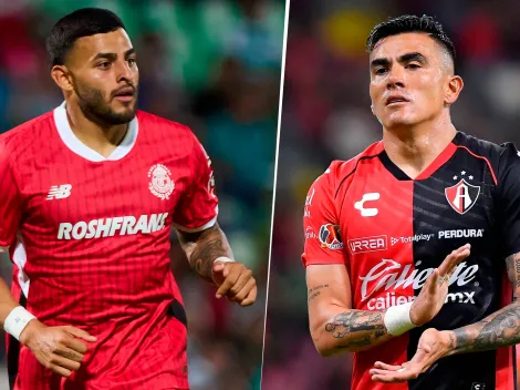 Las alineaciones de Toluca vs. Atlas por el Apertura 2024