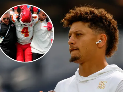 Desolado: el lamento de Mahomes por haber lesionado a su receptor estrella