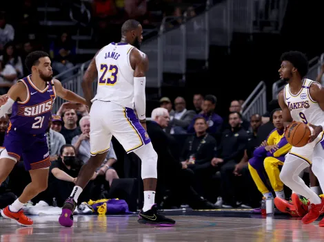 LeBron James y Bronny jugaron juntos por primera vez en Lakers