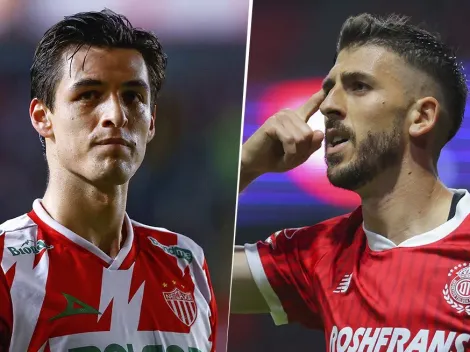Las alineaciones de Necaxa vs. Toluca por el Apertura 2024