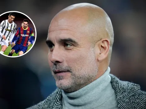 Pep Guardiola comparó a Lionel Messi con Cristiano Ronaldo