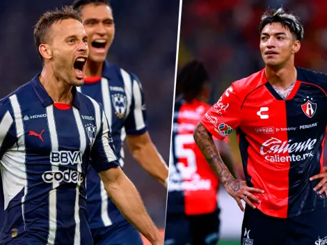 Las alineaciones del juego entre Rayados y Atlas por la Liga MX