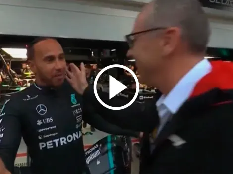 La imperdible reacción de Hamilton a la suspensión de la qualy del GP de Brasil