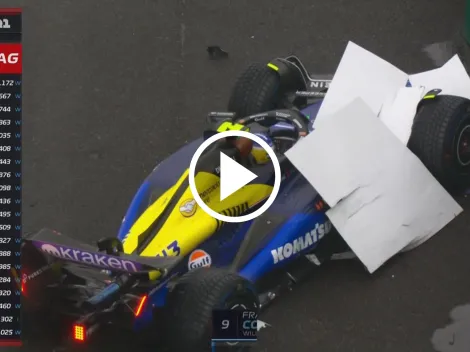 ¡Bandera roja! El accidente de Franco Colapinto en la qualy del GP de Brasil