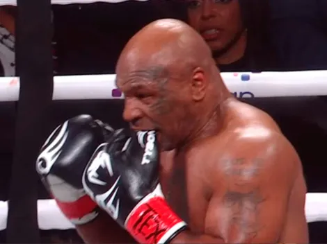 Mike Tyson reveló por qué se mordía el guante en el combate con Jake Paul