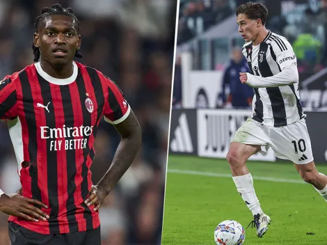 Milan vs. Juventus: las alineaciones del partido de la Serie A