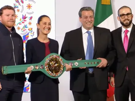 Canelo Álvarez hizo un anuncio importante con la Presidente de México