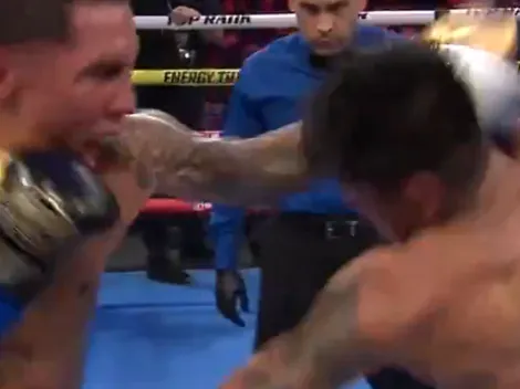 Vaquero Navarrete noqueó a Óscar Valdez de manera espectacular para seguir siendo campeón