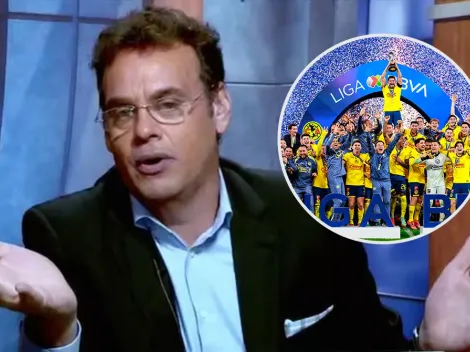 Tras haber sido crítico: la reacción de David Faitelson al título del América