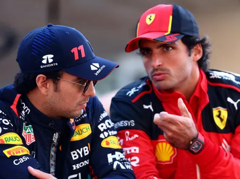 Carlos Sainz se deshizo en elogios para Checo Pérez