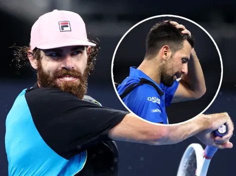 Quién es Reilly Opelka, el gigante de dos metros que eliminó a Djokovic en Brisbane