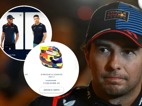 ¡Una ganga! Red Bull remata artículos de Sergio Pérez en su tienda