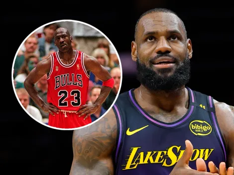 LeBron superó a Michael Jordan y estableció un nuevo récord