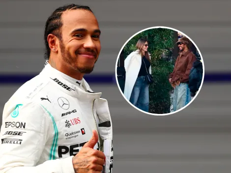 Lewis Hamilton fue captado en una cita con una famosísima actriz