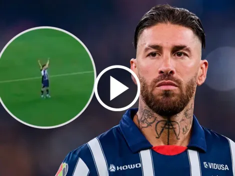 Se hizo viral: Ramos estuvo cerca de convertir... ¡y Sergio Canales lo gritó antes de tiempo!