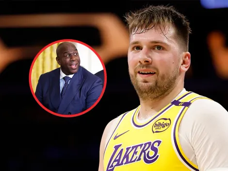 La reacción de Magic Johnson a la advertencia que hizo Luka Doncic