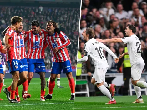 Las alineaciones de Real Madrid vs. Atlético de Madrid por la Champions