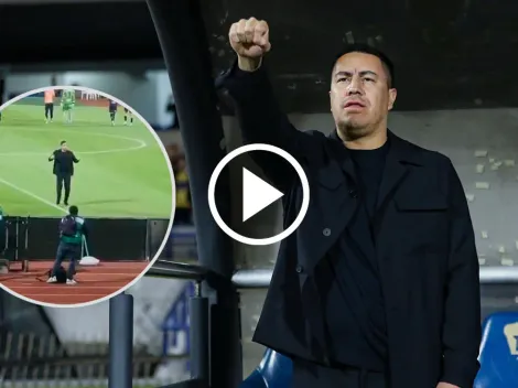 VIDEO: el festejo de Efraín Juárez que no se vio en su debut como DT de Pumas