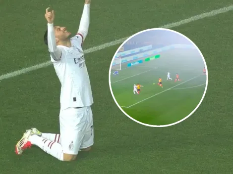El polémico gol anulado de Santi Giménez antes del minuto en Lecce vs. Milan