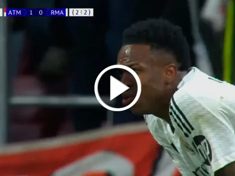 VIDEO: ¡Vinicius Jr erró un penal en la vuelta ante Atlético Madrid!