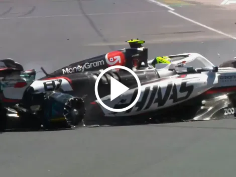 El fuerte choque de Oliver Bearman en la FP1 del GP de Australia