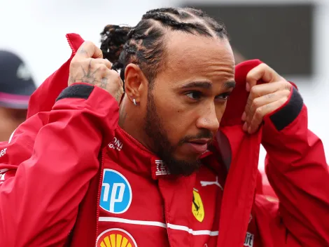 El cruce de Lewis Hamilton con su ingeniero de pista en su primera carrera con Ferrari