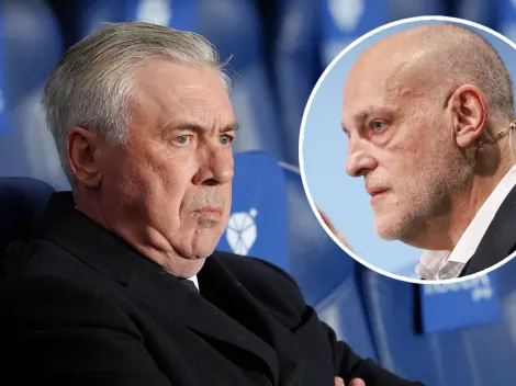 Javier Tebas arremetió contra Carlo Ancelotti tras la queja por la carga de partidos de Real Madrid