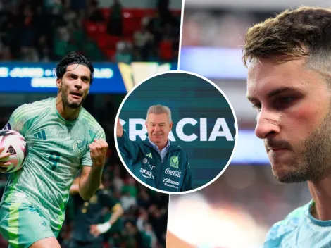 Aguirre se la juega entre Santiago Giménez y Raúl Jiménez y divide a México