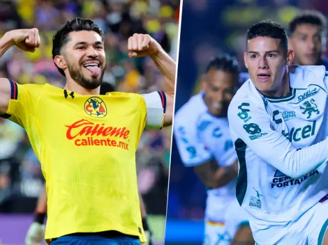James Rodríguez gana 5 millones en León y esto percibe Henry Martín en América