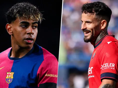 Las alineaciones de Barcelona vs. Osasuna por la Liga Española 2024-25