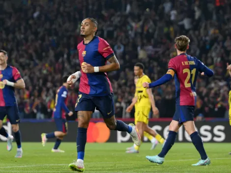 ¡Gol de Raphinha! Barcelona toma ventaja ante el Borussia Dortmund en Champions League