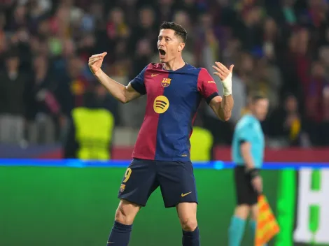 Robert Lewandowski anota el 3-0 para que Barcelona aplaste al Dortmund