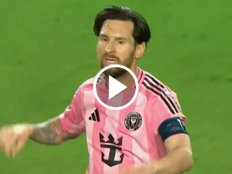 ¡Messi siempre está! El gol de Leo para el 1-1 de Inter Miami ante LAFC en la revancha