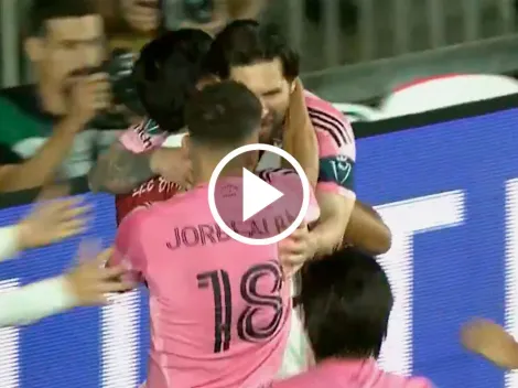 ¡Doblete y a semis! El GOL de Lionel Messi para el 3-1 de Inter Miami ante Los Ángeles FC