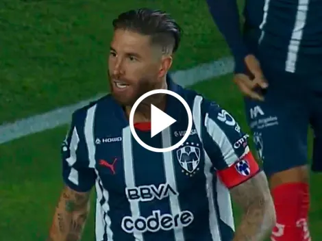 ¡No falló! El gol de Sergio Ramos para el 1-0 de Rayados ante Tigres en el Clásico Regio