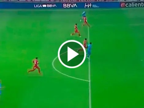Polémica: el VAR convalidó el 1-0 de Cruz Azul a Toluca... ¿estando en offside?